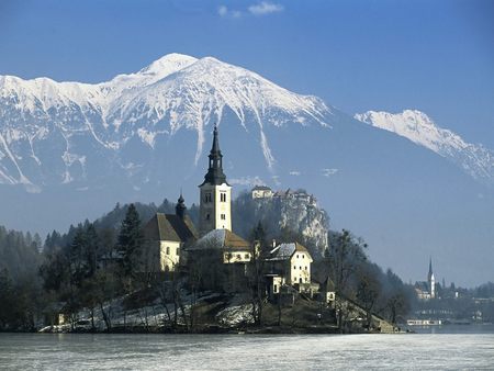 Untitled Wallpaper - lake bled, karavanke alps, slovenia