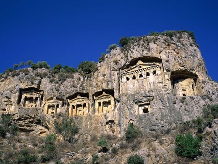 Untitled Wallpaper - turkey, rock tombs, dalyan