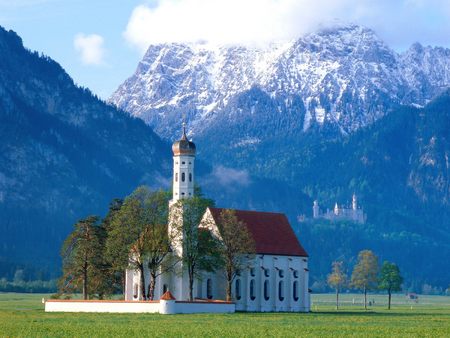 Untitled Wallpaper - bavaria, germany, st coloman church, near fussen