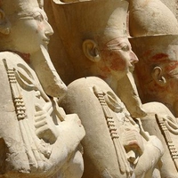 Statues at the 3rd Terrace of the Temple of Hatshepsut