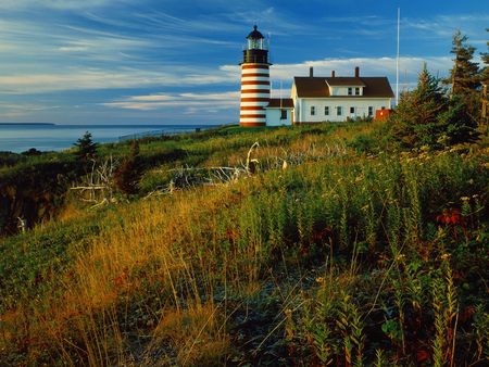 Untitled Wallpaper - maine, lubec, sunrise, quoddy head lighthouse