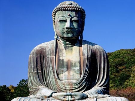 Buddha Statue - ancient, kamakura, japan, statue, buddha, monument, the great buddha