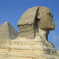 The Sphinx and Pyramid - Giza - Cairo, Egypt