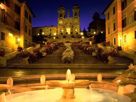 Untitled Wallpaper - trinita dei monti church, spanish steps, italy, rome