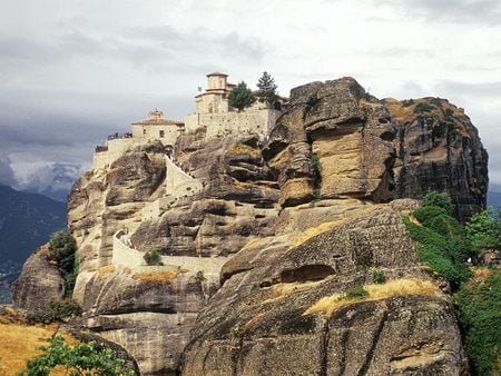 Varlaam Monastery - greece, varlaam monastery, meteora