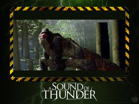 A Sound of Thunder - trip, scifi, dinosaurs, future, past, science fiction, hunt, change