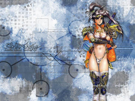 Matsumi Shirow - girl, sword, heroine, shirow, babe