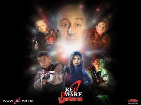 Red Dwarf - scifi, collage, cast, bbc, red dwarf, tv, science fiction, space