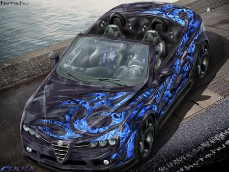 Alfa Romeo Spider Airbrush