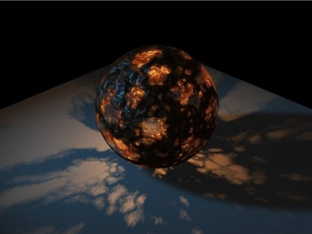 fire globe - abstract, ball, fire, gloge