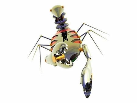 metal scorpion - metal, 3d, scorpion, abstract