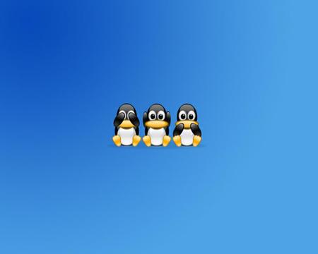 See Hear Speak - linux, penguins, technology, blue