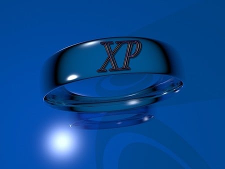 ring XP - windows, blue, technology, ring, xp