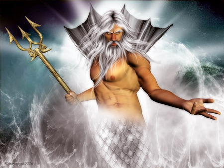 Poseidon - poseidon, fantasy, king of sea