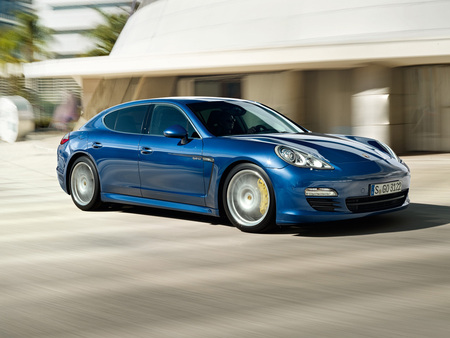 Porsche Panamera S Hybrid - hybrid, 2011, blue, man, s