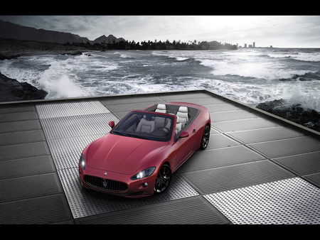 Maserati GranCabrio Sport - grancabrio, sport, red, 2011