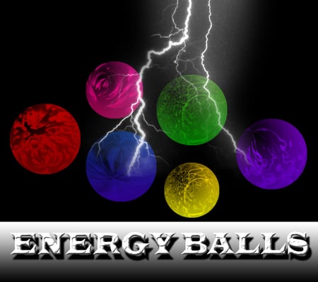 Energy Balls - balls, shockwave, colours, energy