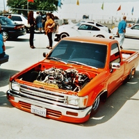 WAY LOWERED TOYOTA PICKUP