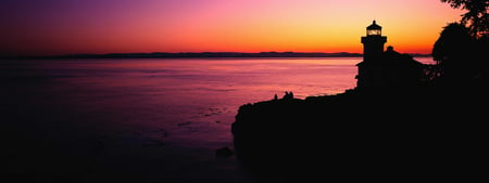 dream - horizon, fantastic, sunset, sea, sky