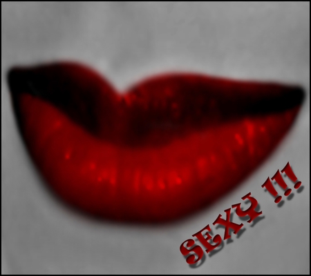 Sexy Lips - touch, beauty, sexy, lips, red, esctasy