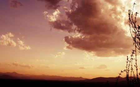 cloudy - calm, clouds, soft, light, good, sky