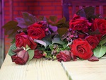 red rose bouquet