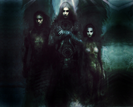 Dark Angel Ghosts - ghosts, gothic, dark, angel