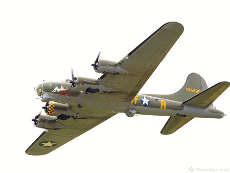 Boeing B17 Flying Fortress - flying, fortress, boeing, war, ww2, usaf, bomber, b17