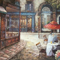 The Cafe In Spring