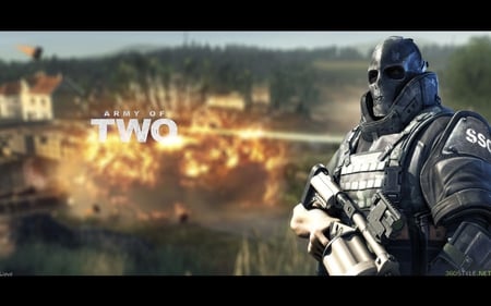 Army of Two - army of two, game, mask, action