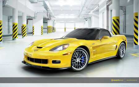 Y E L L O W-ZR1 - fast, bowtie, chevy, corvette, gm