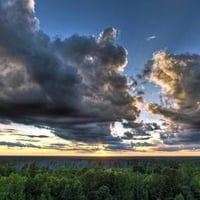 Beautiful-clouds-over-forest