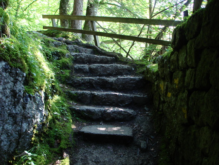 stony steps - switzerland, nature, steps, rocks