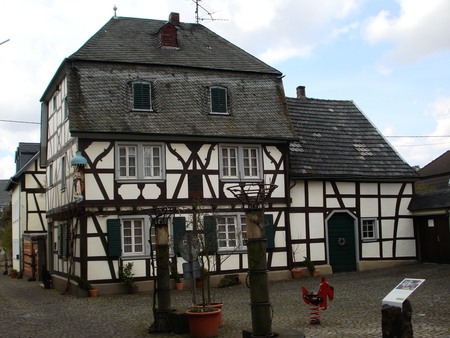 medieval house - architecture, medieval, house, history