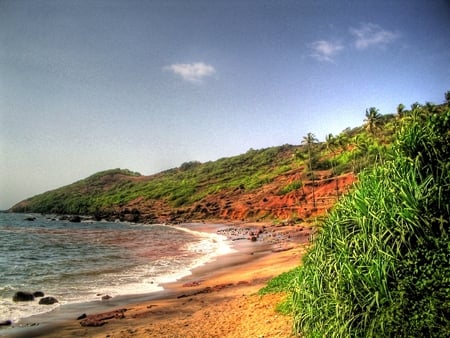 Beach - nature, beaches, sky, forests