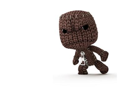 sackboy-LBP - white, big, little, sack, zipper, planet, boy