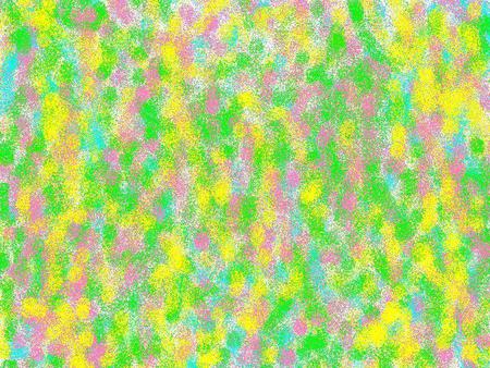 Abstract Spring - abstract, yellow, blue, pink, green