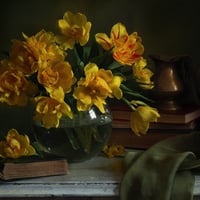 Still life (yellow flowers)