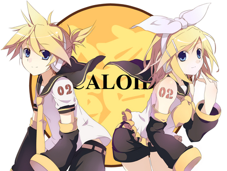 Len and Rin Kagamine - vocaloid, kagamine, len, rin