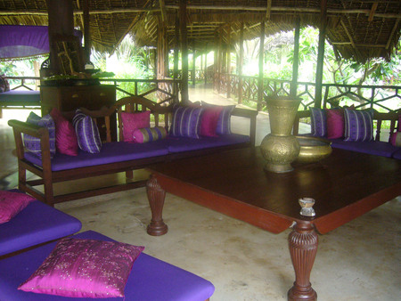 purple terrace for Jasnas - terrace, tanzania, purple, vacation