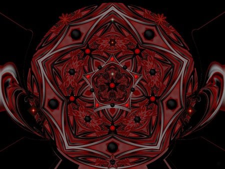 Red Thoughts - eye candy, collage, 3d, fractal, abstract