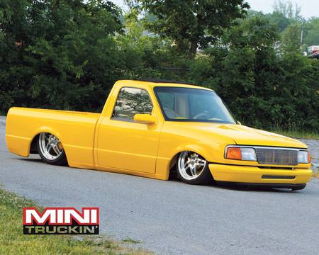 Ranger - low, ford, yellow, truck