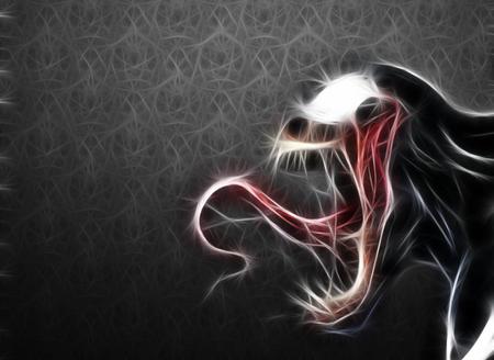 Fractal Venom - comic, fractal, venom, abstract