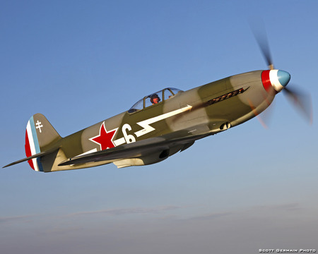 Yakovlev Yak-3 - fighter, russia, war, yak, russian, yakovlev, ww2, soviet, yak3