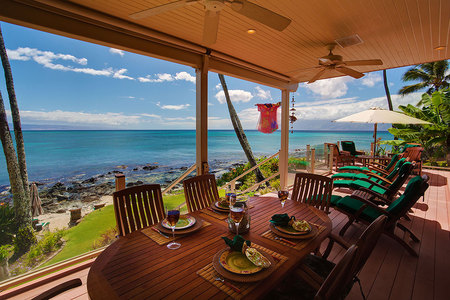 An Ocean Hideway - tables, beach, estate, ocean, chairs