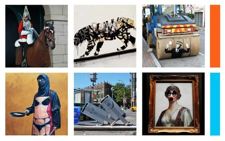 Banksy Collage 2 - collage, graffiti, banksy, art