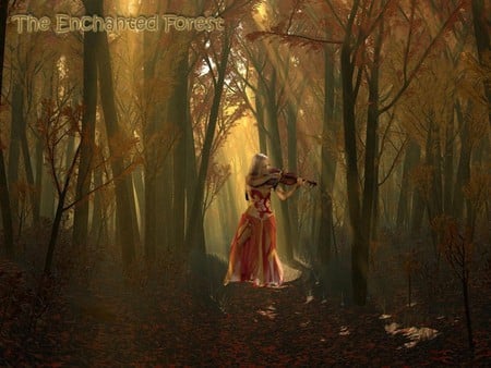 MAIREAD IN THE ENCHANTED FOREST - forest, mairead, enchanted, music, violin