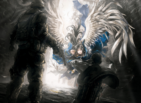 Godess - hope, wings, soldier, angel