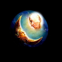 Kanchan Bagari: Moon Wallpaper