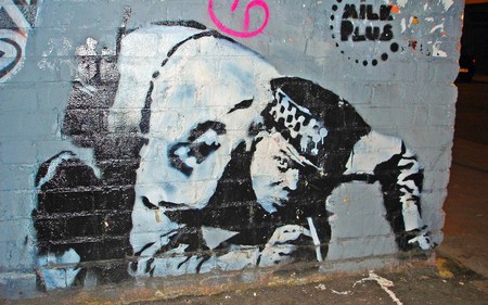 Banksy Dodgy Cop - banksy, graffiti, cop, art, dodgy